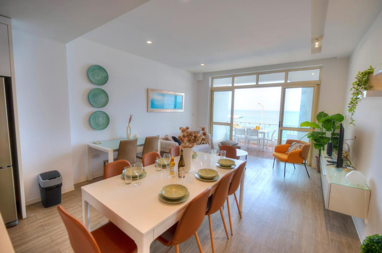 Spacious 4 Bedrooms With Sea View Balcony Goslm-3 斯利马 外观 照片