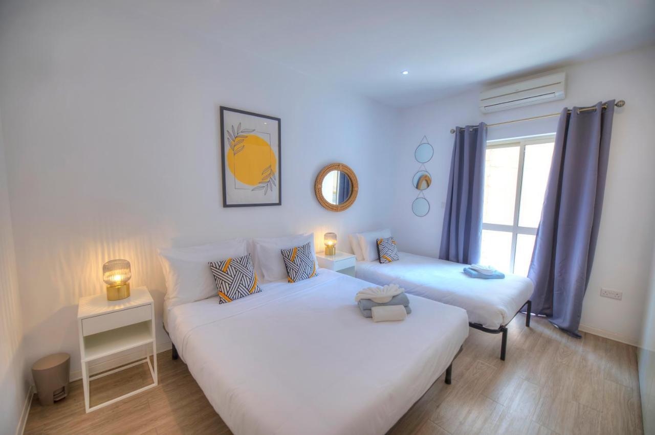 Spacious 4 Bedrooms With Sea View Balcony Goslm-3 斯利马 外观 照片